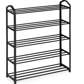 Úložný box MODERNHOME Kovový stojan na boty 5 polic 15 párů bot