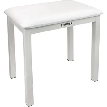 Hudební nástroj Pianonova PS2025WH Kovová klavírní židle White (Jako nové)