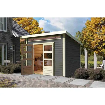 Zahradní stavba dřevěný domek KARIBU KANDERN 6 (82989) terragrau
