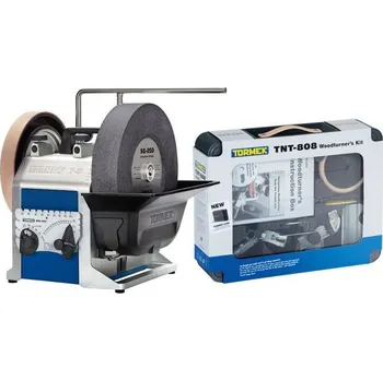 Bruska Bruska Tormek T-8 s černým kamenem SB-250 včetně sady na broušení soustružnických dlát TNT-808
