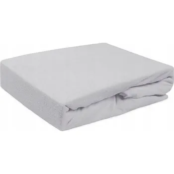 Prostěradlo Šedé froté prostěradlo s gumou 140x200 cm