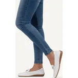 CAPRICE dámské mokasíny se sponou bílé