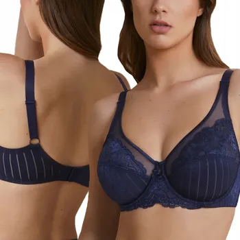 Podprsenka Selene podprsenka s měkkými košíčky modrá velikost 95C