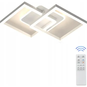 Stropní Svítidlo ANTENLICHT šedý čtvercový 40 W stmívatelný LED