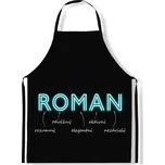 IMPAR Zástěra Mužská jména Neon, Roman