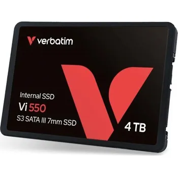 Interní pevný disk VERBATIM SSD Vi550 S3 4TB SATA III, 2.5” W 550/ R 500 MB/s