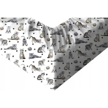 Prostěradlo Bavlněné Prostěradlo BabyMetka bavlna 90 x 190 cm