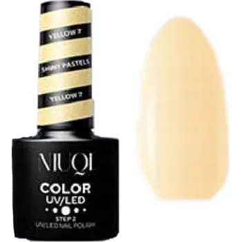 Lak na nehty Hybridní lak Manirouge 118 6 ml pastelově žlutý