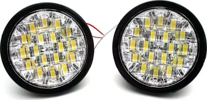 Světla pro denní svícení DRL 030 - kulatá 90mm (Plně homologované světla!)