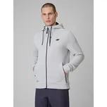 4F Pánská Tepláková mikina – bílá, velikost S
