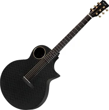 Kytara Enya Music X4 Pro Acoustic Plis Black Elektroakustická kytara Jumbo (Jako nové)