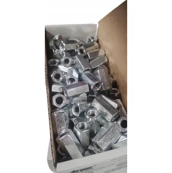 Matice SPOJOVACÍ MATICE NEREZOVÁ DIN PRAVÝ METRICKÝ ZÁVIT M8/24 100 Ks