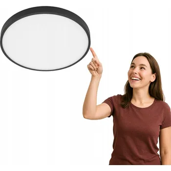 Stropní Svítidlo RIBERIO 28W černý 28 cm Italux 2700Lm 3000K