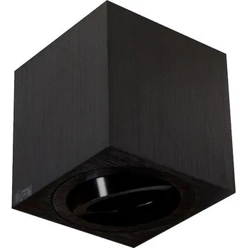 Berge Podhledové bodové svítidlo B7091 výklopné - čtverec černá + patice GU10