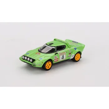 autíčko Lancia Stratos HF #4 Spanish Rally Champion 1:64 - MiniGT Lancia Stratos HF - kovový model