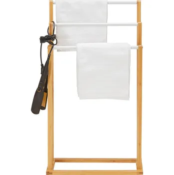 Věšák Držák na ručníky Anni II -Exklusiv-, přírodní barvy, bílá, 46 cm, 82 cm, 24 cm