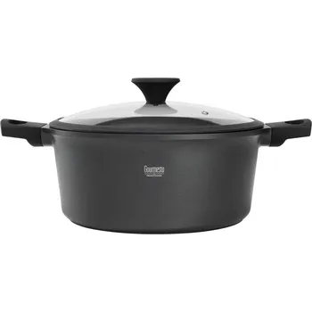 Hrnec Hrnec s poklicí Black Line, 6,8l, černá, 12,8 cm