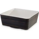 APS Mísa čtvercová melaminová 240x240 mm, 3,5 l, dubovo-krémová | APS, Universal