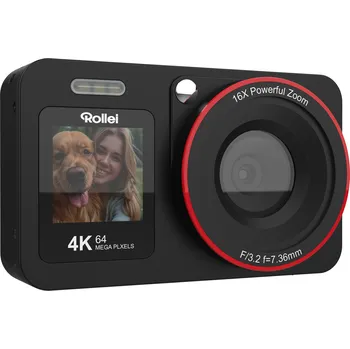 Digitální kompakt Rollei Compactline 64 Dual Screen 12030 černý