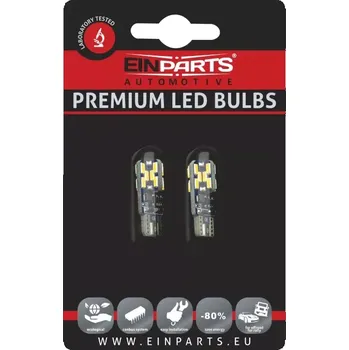 Povinná bezpečnostní výbava EPL52 LED žárovky W5W (24 x SMD 4014) 3000K CANBUS