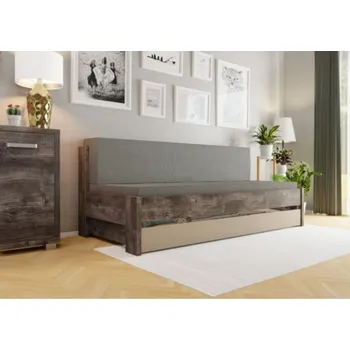 Postel Rozkládací postel Betka Borovica Jackson/Kamenné šedá Bombay 26