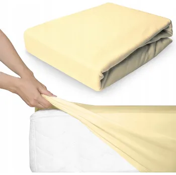 Prostěradlo Prostěradlo 180x200 Jersey s Gumou Bavlněné Elastické Janet