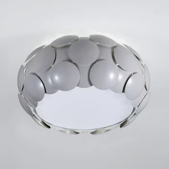 Kulatý Stropní Svítidlo Italux 50 x 50 cm šedá