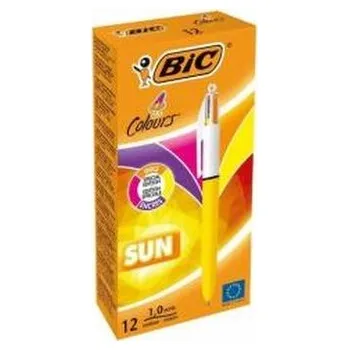 Długopis 4 Colors Sun mix (12szt) BIC
