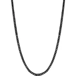 Police Černý ocelový řetízek Faso PJ26564PSB/03 + 2 měsíce na vrácení zboží