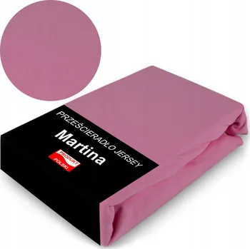 Prostěradlo Prostěradlo s Gumou 90x200 Jersey pro Vysokou Matrace 30cm Polské Kvalitní RŮŽOVÉ