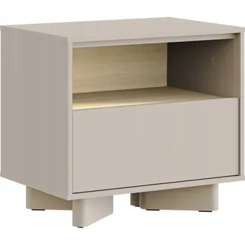 Noční stolek Noční stolek Distria se zásuvkou 50 cm kašmír/dub vicenza