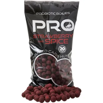 Nástraha Boilies Starbaits Probiotic Strawberry Spice 2kg - 20 mm