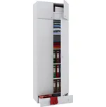 Víceúčelová skříň Vandol nástavba se zásuvkou, bílá, 70 cm, 238 cm, 39 cm