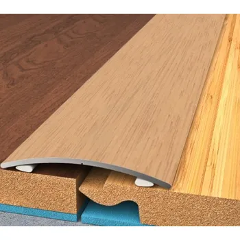 přechodová lišta Bohemia profil Samolepící přechodová lišta 40mm dřevěná dýha 2,7m Barva: HEVEA