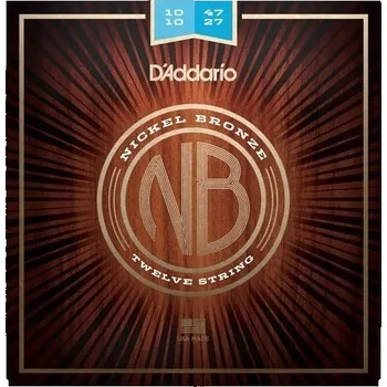 Příslušenství pro strunný nástroj D'Addario NB1047-12 Struny pro akustickou kytaru