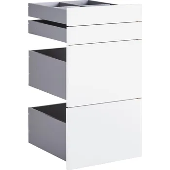 Šatní skříň Sada Zásuvek Unit, bílá, 45,3 cm, 83 cm, 47 cm