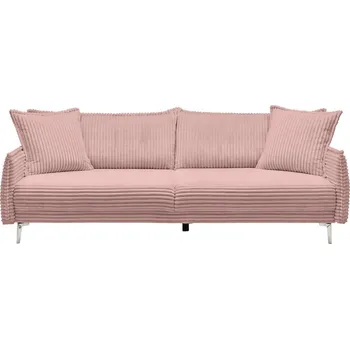 Pohovka Velká pohovka Kiss Kiss -Top-, starorůžová, 241 cm, 90 cm, 117 cm