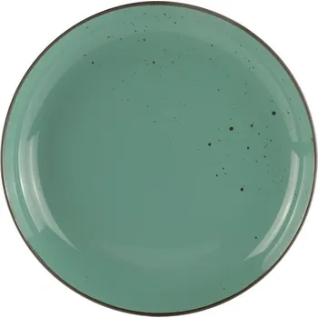 Talíř Mělký Talíř Capri, zelená, 3,7 cm
