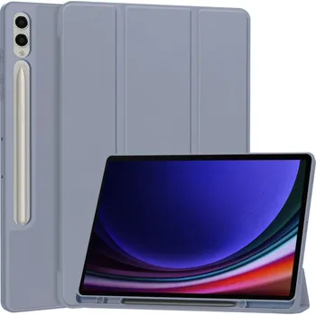Techsuit - Flex Trifold (s držákem na tužku) - Samsung Galaxy Tab S9 FE Plus - fialová