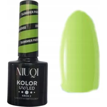 Lak na nehty NIUQI HYBRIDNÍ LAK UV/LED summer zeleň 2