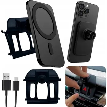 DEDIKOVANÝ DRŽÁK TELEFONU BMW X5/X6 2014-2018 S ADAPTÉREM MAGSAFE NA PALUBNÍ DESKU