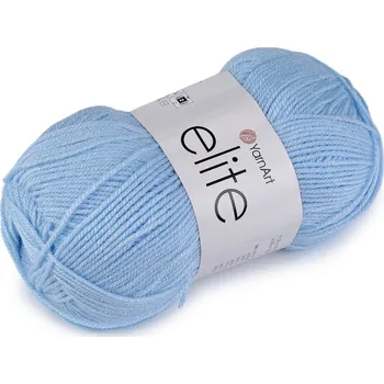 Příze Pletací příze Elite 100 g Balení: 1 ks, Varianta: 8 (215) modrá světlá - 8681338524967