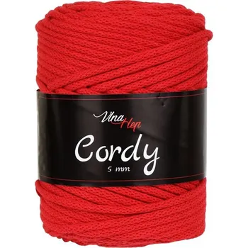 Příze Příze Cordy, 5mm, 8009, červená