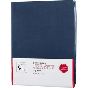 Prostěradlo Prostěradlo jersey s gumou 200x220+30 cm, 125 g/m2, tmavě modré