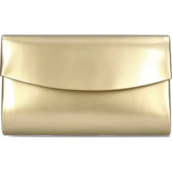 Kabelka Dámské elegantní pevné psaníčko 2161 zlaté