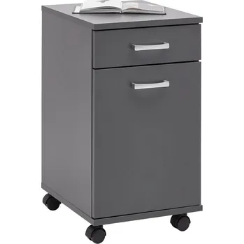 Zásuvkový kontejner Kontejner Caorle, antracitová, 33 cm, 59 cm, 38 cm