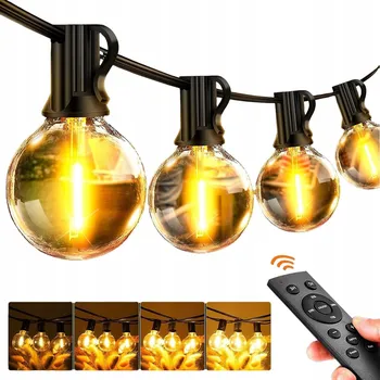 Venkovní osvětlení Světelný zahradní girlanda 20M s 37 LED žárovkami - řetěz