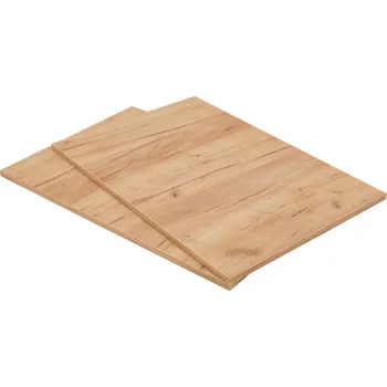 Šatní skříň Sada vkladacích políc Monterray, barvy dubu, 80,7 cm, 55 cm, 1,8 cm