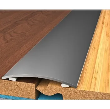 Podlahová lišta Bohemia profil přechodová lišta samolepící 60mm elox 90cm Barva: STŘÍBRNÁ