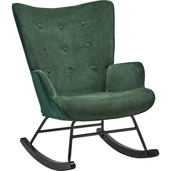 Křeslo Houpací křeslo Rock, zelená, max. 140 kg, zelená, 66 cm, 90 cm, 77 cm